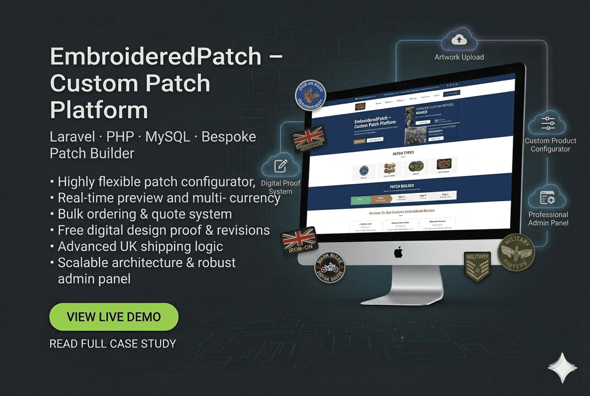 EmbroideredPatch portfolio project – Ryzonix